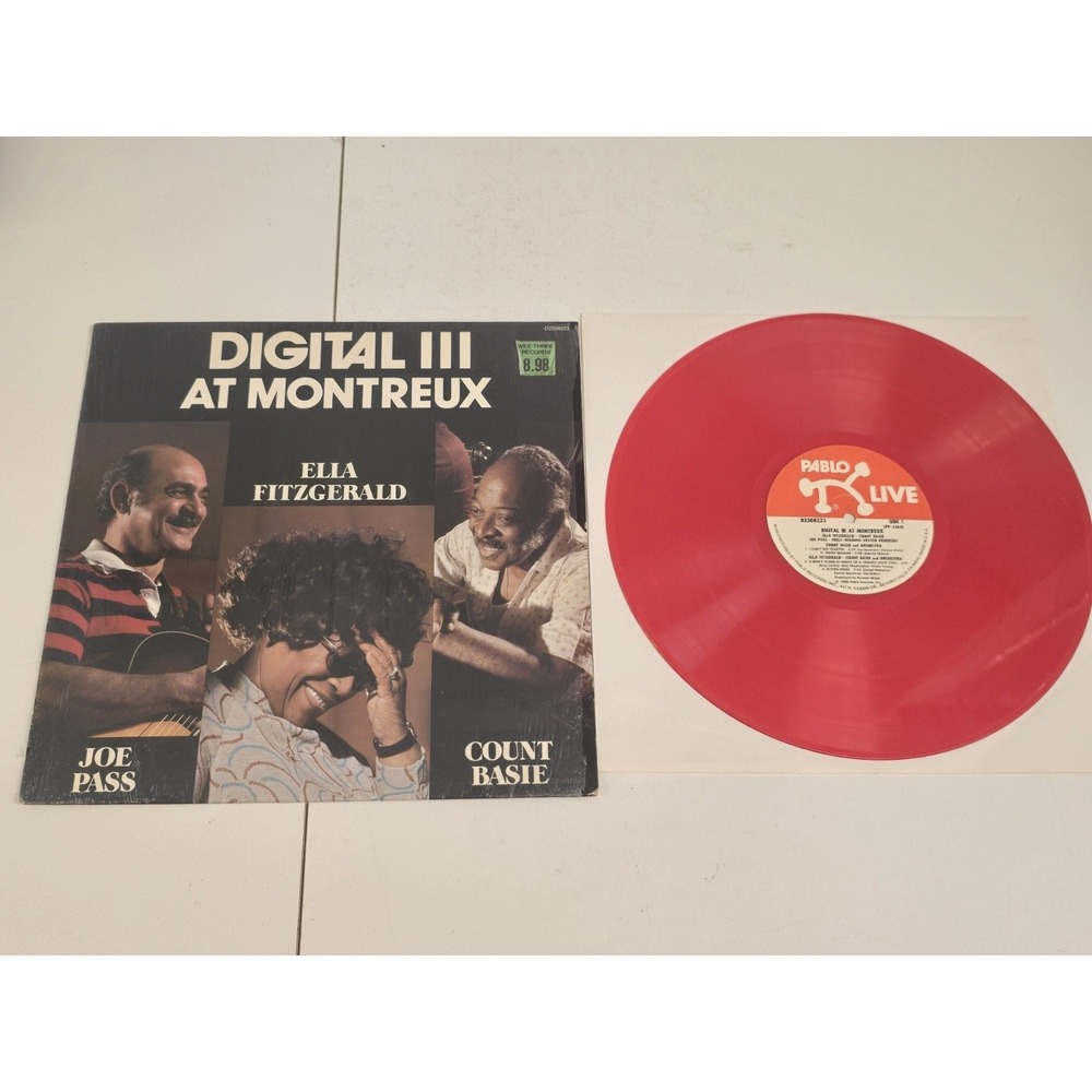 Ella Fitzgerald Count Basie Joe Pass Digital III at Montreux Red Vinyl LP 1980
